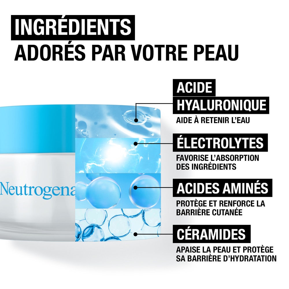 Neutrogena Hydro Boost Hyaluronic Acid Gel-Cream Perfumes free 50ml x2 (1.69fl oz x2)