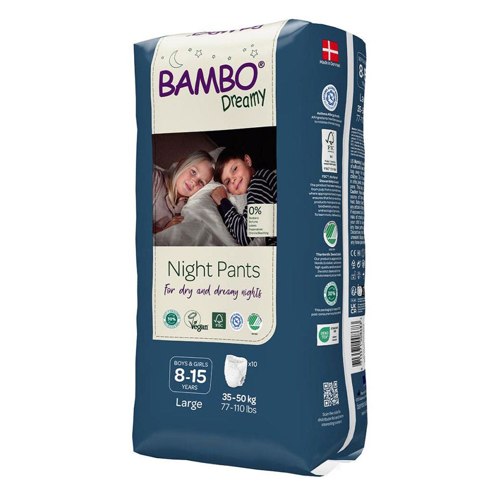 Bambo Nature Dreamy Girls' and Boys' Nightwear x10