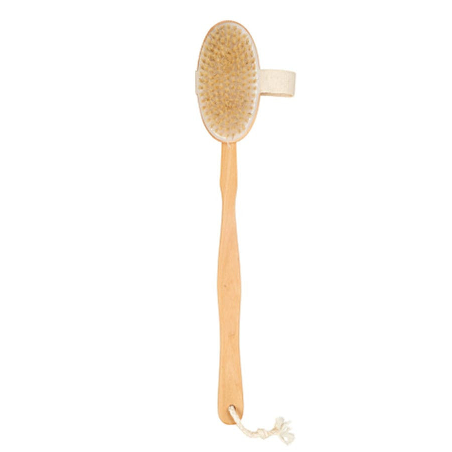 Vitry Removable Bath Brush in Wood and Natural Silk