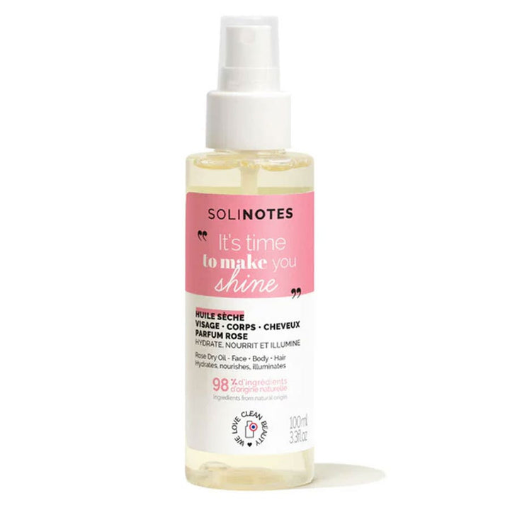 Huile sèche à la rose Solinotes 100 ml (3,38 fl oz) 