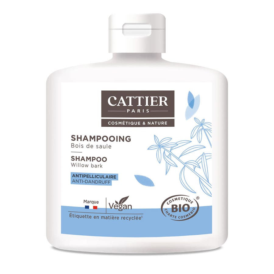 Cattier Organic Anti-dandruff Willow Wood Shampoo 250ml (8.45fl oz)