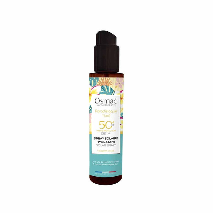 Spray solaire hydratant Osmae Paradisiac SPF50+ pour le visage et le corps 150 ml (5,07 fl oz)