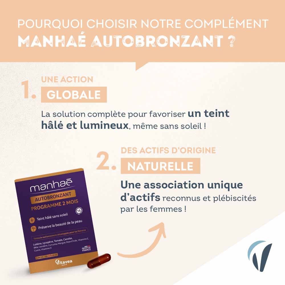 Manhaé Self-tanner 60 capsules