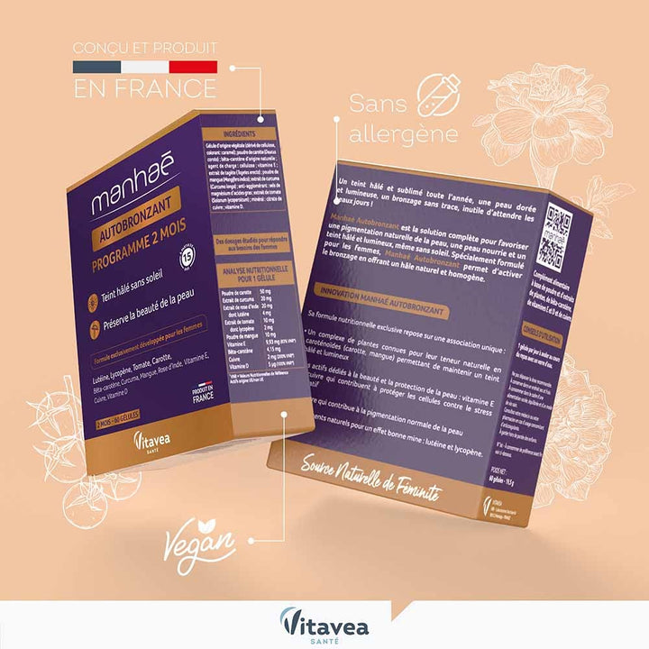Manhaé Self-tanner 60 capsules