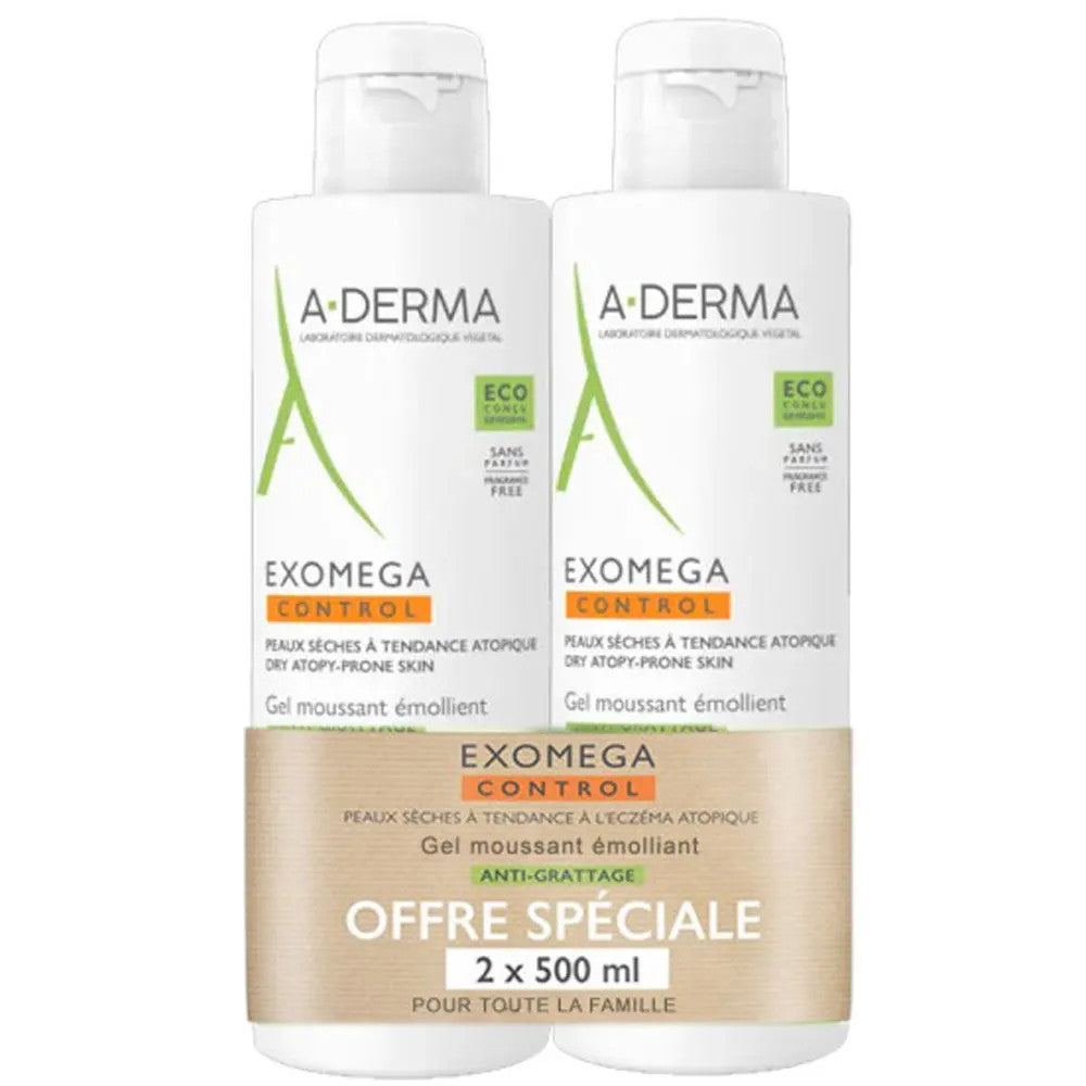 A-Derma Exomega Control Emollient Foaming Gel