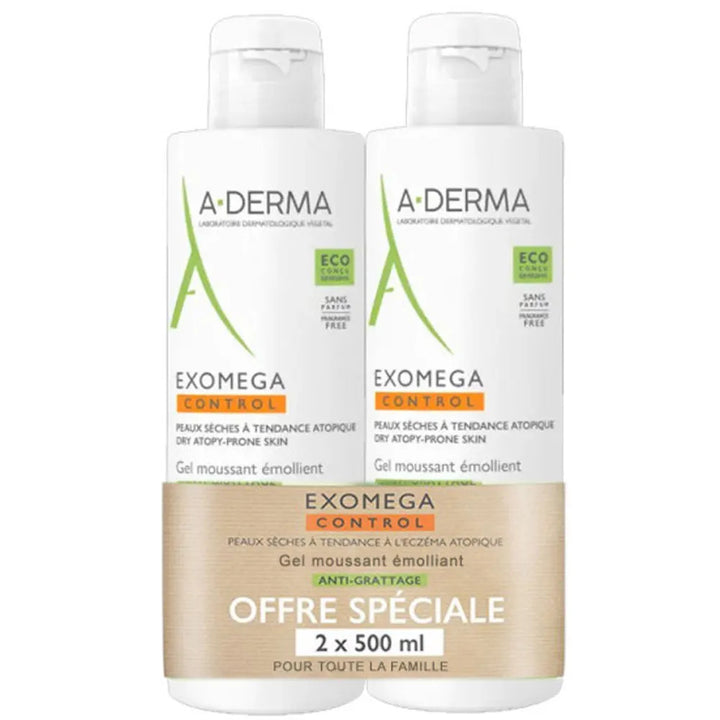 A-Derma Exomega Control Emollient Foaming Gel