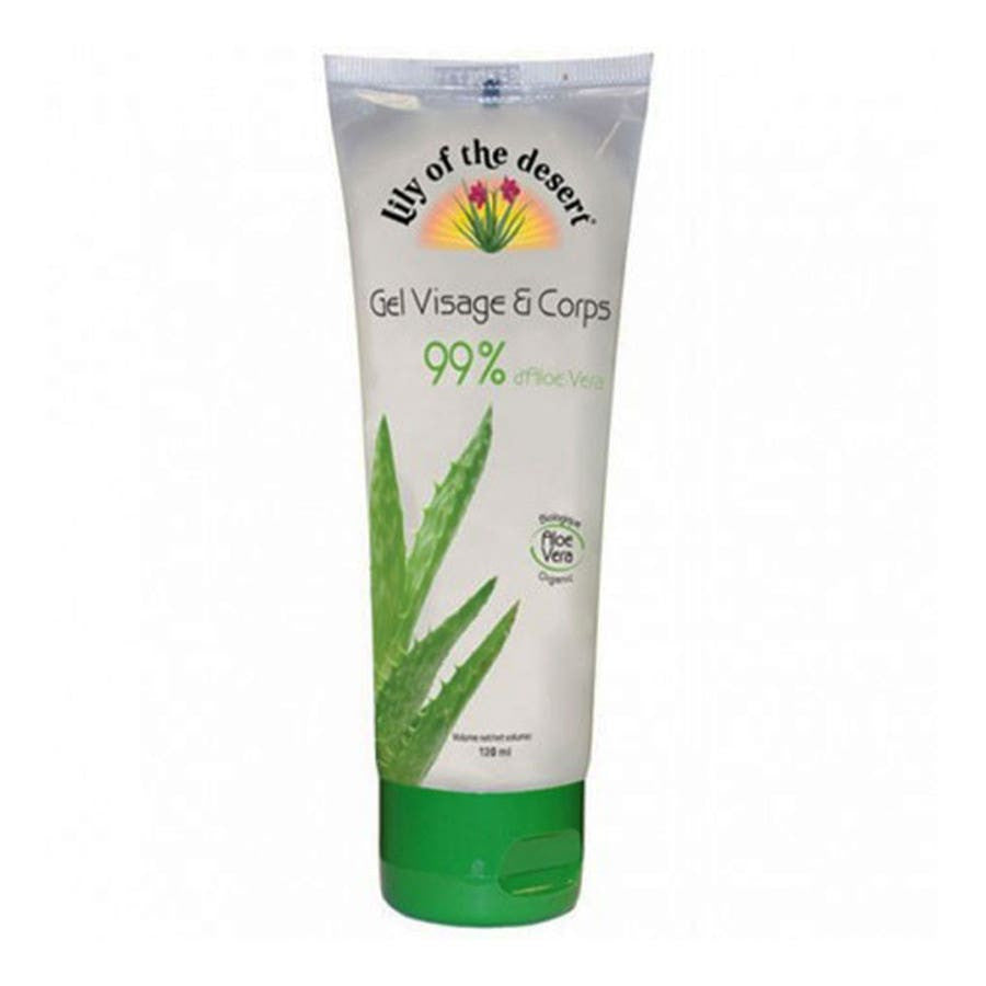 Gel hydratant à l'aloe vera Lily Of The Desert 99 % visage et corps 120 ml (4,05 fl oz) 