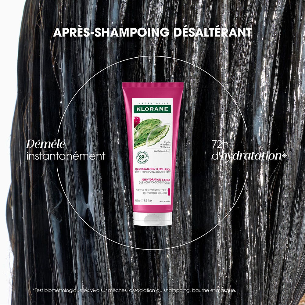 Klorane Prickly Pear 72h Quenching Conditioner Hydration & Shine 200ml (6.76fl oz)