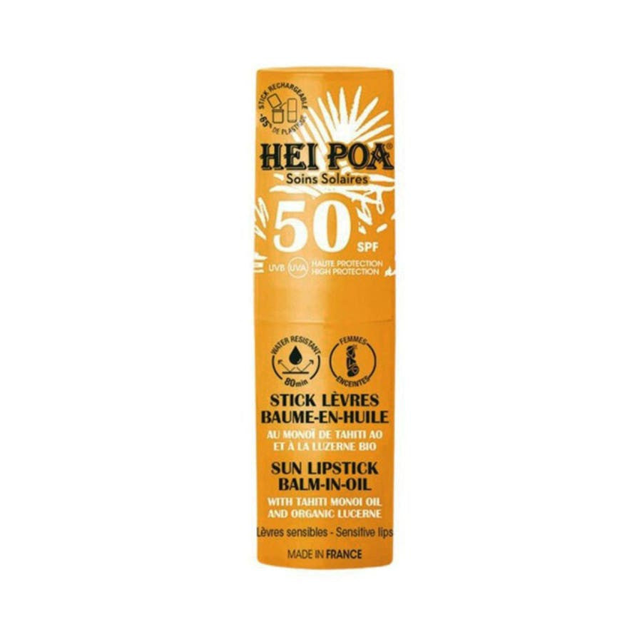 Stick solaire Hei Poa SPF50+ 4 g (0,14 oz) pour le soin des lèvres 