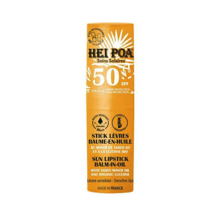 Hei Poa SPF50+ Zonnebrandstick 4g voor lipverzorging