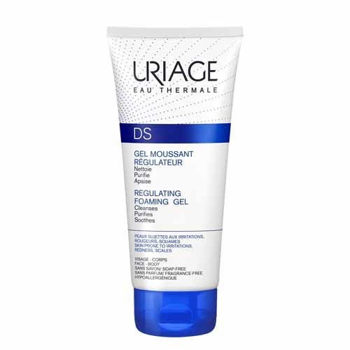 Uriage D.S. Regulating Foaming Gel for Irritated Skin 150ml (5.07 fl oz)