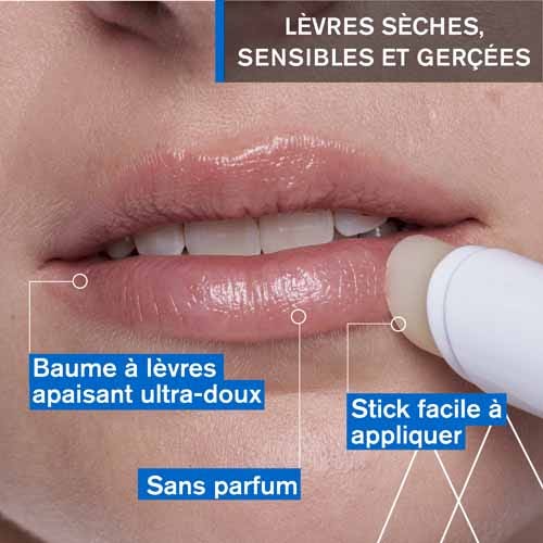 Uriage Xemose Moisturizing Lip Stick for Hydrating Dry Lips