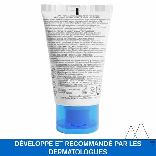 Uriage Bariéderm-Cica Repairing Insulating Hand Cream 50ml (1.69fl oz)