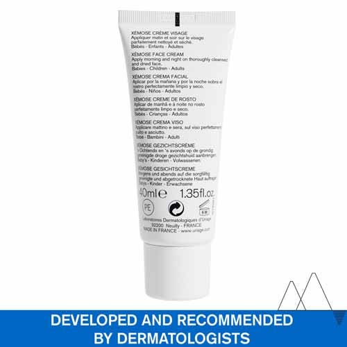 Uriage Xémose C8+ Nourishing Face Cream Very Dry Skins Prone To Atopy Peaux Très Sèches 40ml (1.35 fl oz)