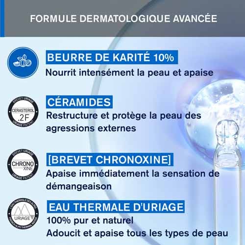 Uriage Xémose C8+ Nourishing Face Cream Very Dry Skins Prone To Atopy Peaux Très Sèches 40ml (1.35 fl oz)