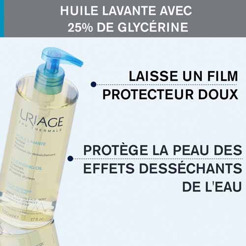 Uriage Derm-Phy Cleansing oil 500ml (16.91fl oz)