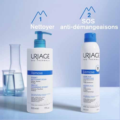Uriage Xémose C8+ SOS Anti-Scratching Mist Peaux Tres Seches A Tendance Atopique 200ml (6.76 fl oz)