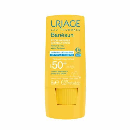 Uriage Bariésun واقي شمس ستيك غير معطر وغير مرئي SPF50+ - 8g