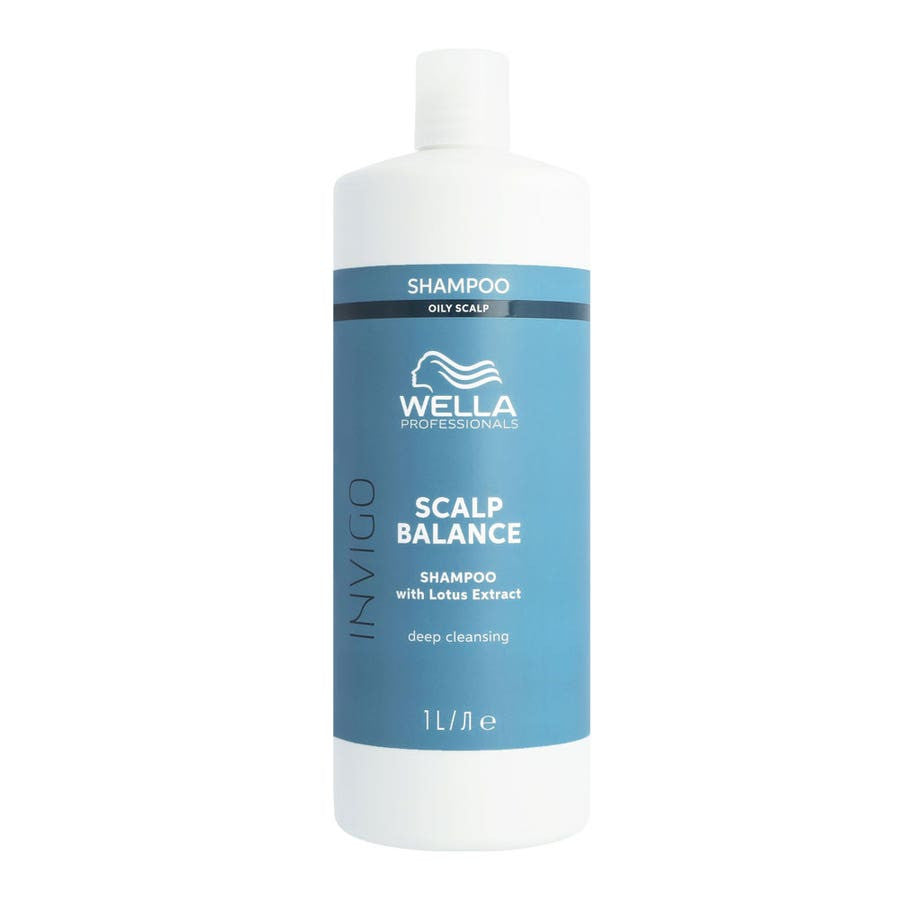 Wella Professionals Invigo Balance Shampoing Purifiant pour Cheveux Gras 1 L (33,81 fl oz) 