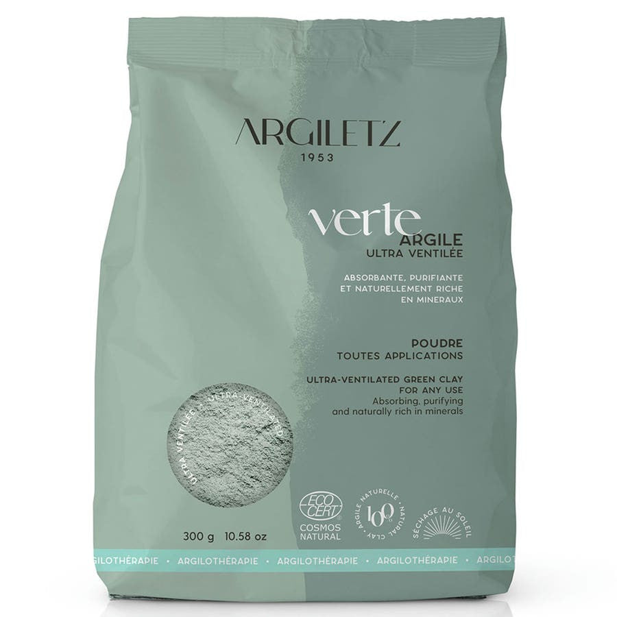 Argile verte ultra-ventilée Argiletz 300 g (10,58 oz) 