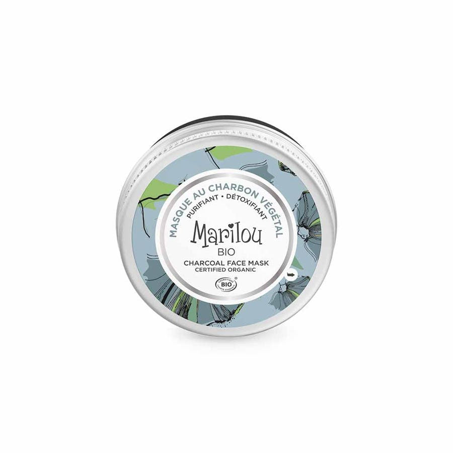 Marilou Bio Masques Classiques au Charbon Végétal Peaux Mixtes à Grasses 75 ml (2,53 fl oz) 