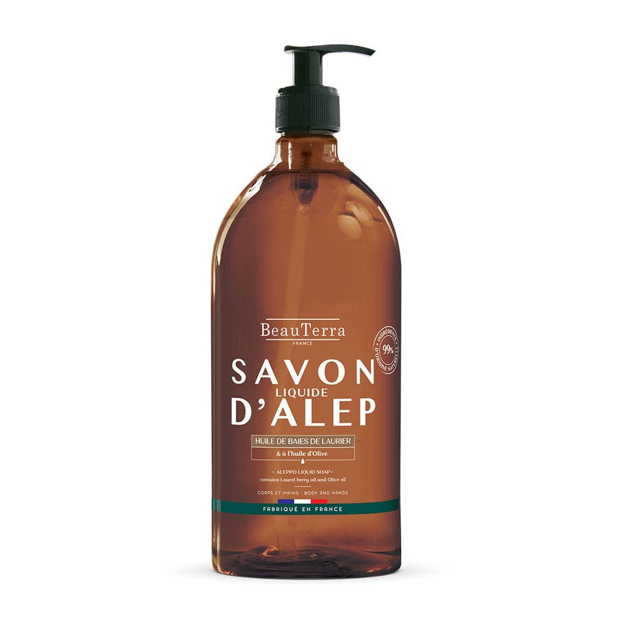 Savon d'Alep liquide Beauterra 1 L (33,81 fl oz) 