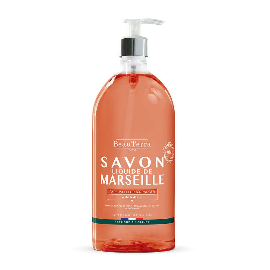 Beauterra Marseille Soaps for Hands and Body 1L (33,81fl oz)