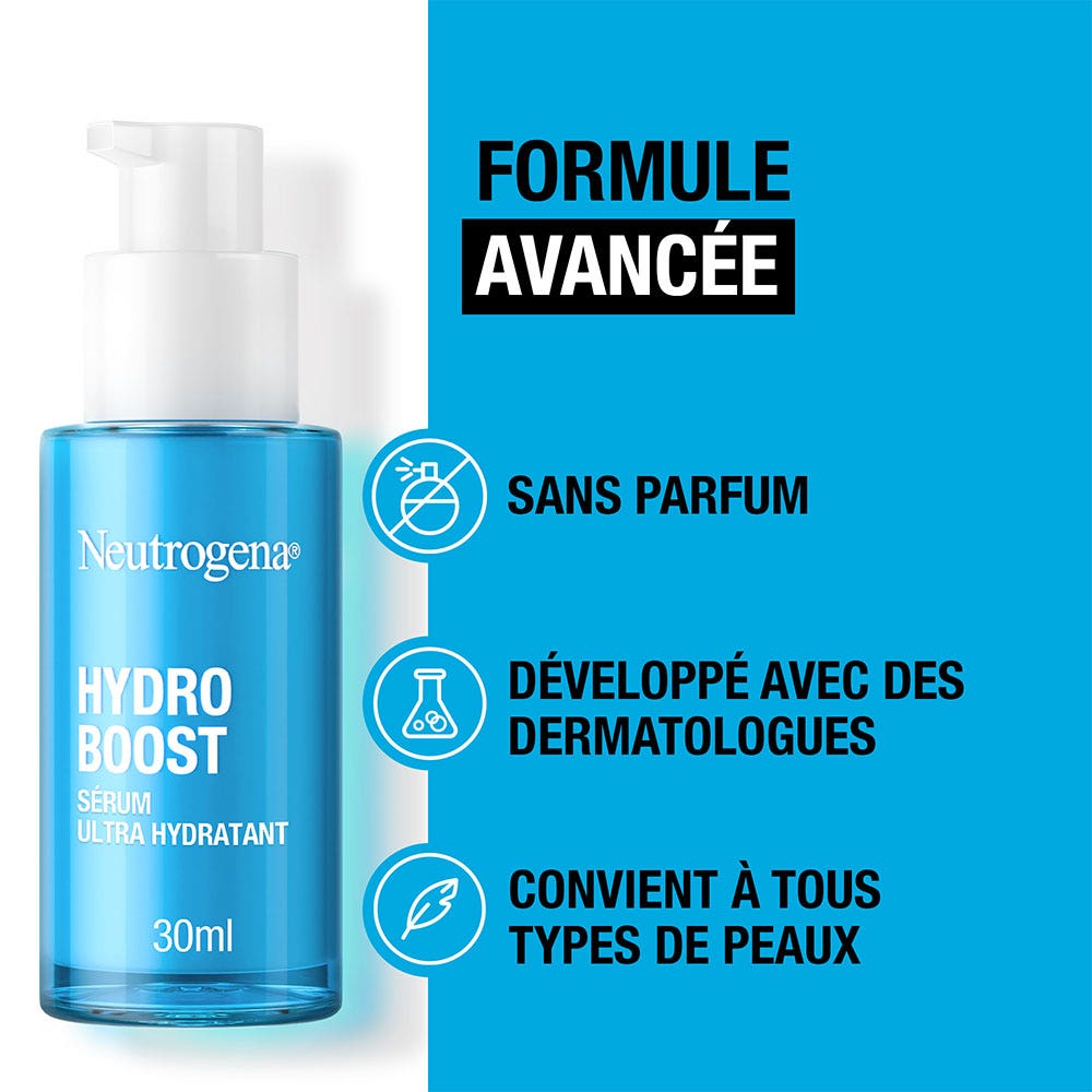 Neutrogena Hydro Boost Ultra Hydrating Serum Perfumes free 30ml (1.01fl oz)