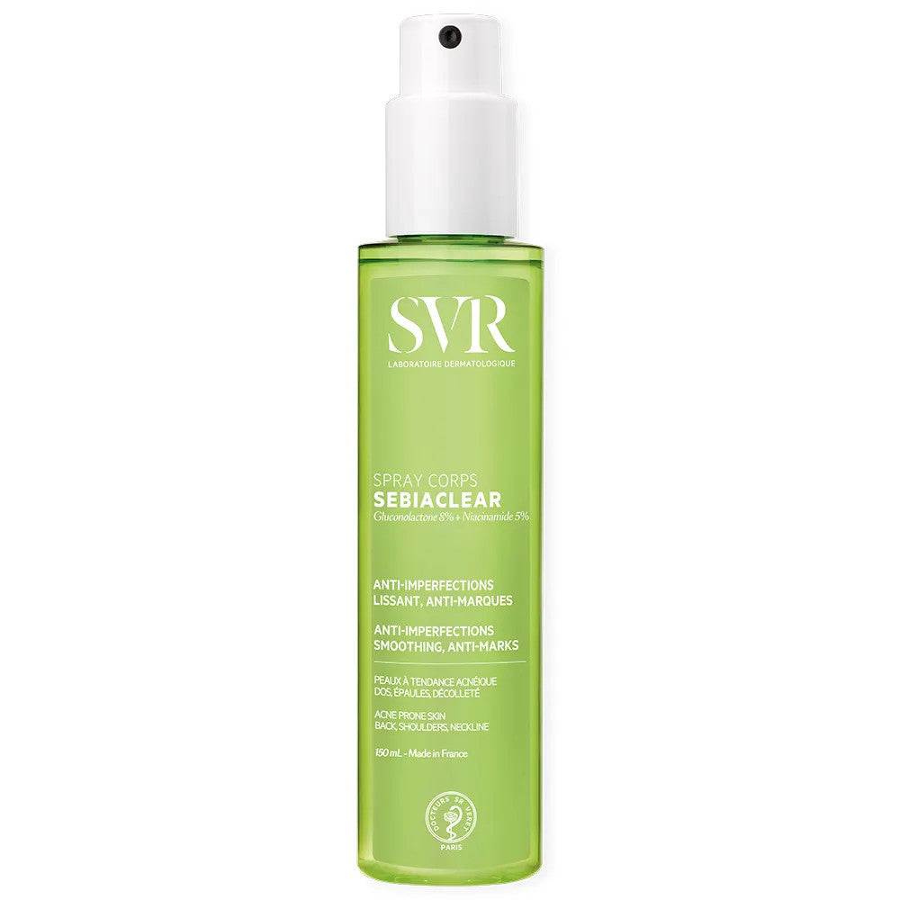 SVR Sebiaclear Spray Corps Anti-Imperfections Lissant Anti-Taches 150 ml 