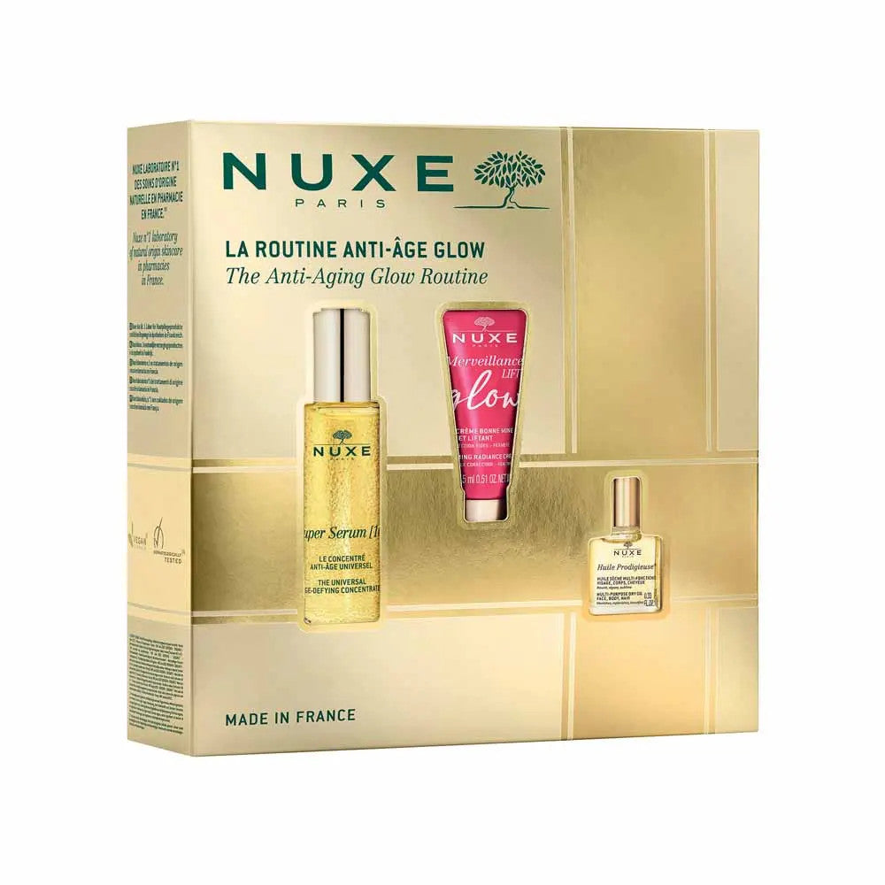 Coffret Nuxe Merveillance Expert Anti-Âge avec Super Sérum [10] Glow 50 ml + 5 ml (1,76 + 0,16 fl oz) 