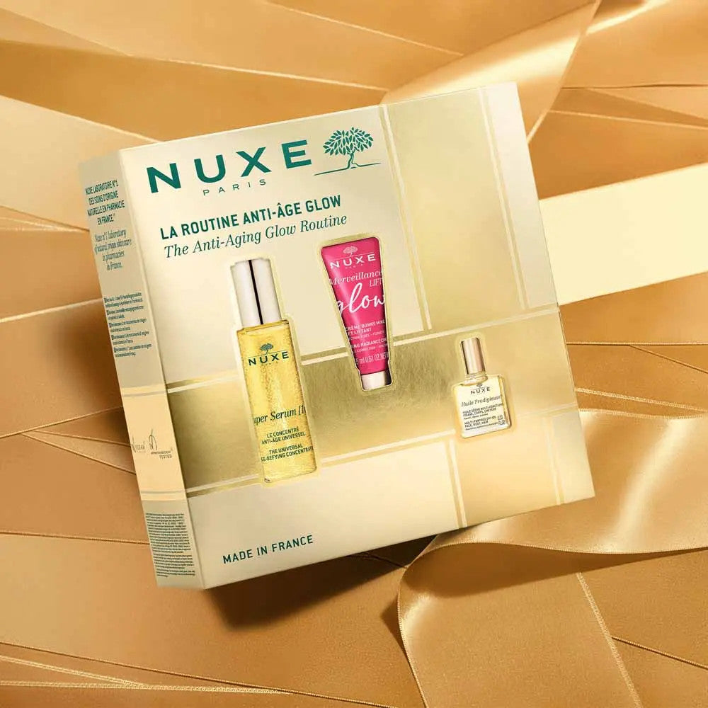 Coffret Nuxe Merveillance Expert Anti-Âge avec Super Sérum [10] Glow 50 ml + 5 ml (1,76 + 0,16 fl oz) 