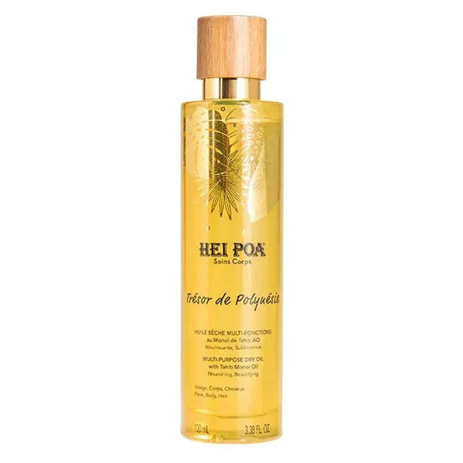 Huile sèche multi-usages Trésor de Polynésie Hei Poa 100 ml (3,38 fl oz) 