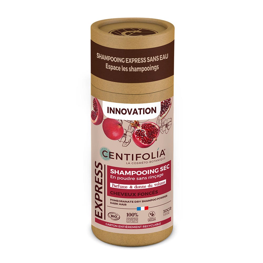 Centifolia No-Rinse Dry Powder Shampoo Dark hair 30g (1.06oz)