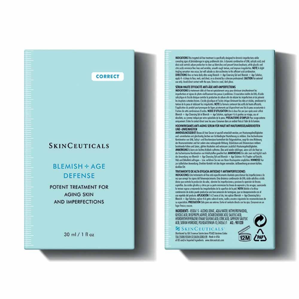 Skinceuticals imperméables + Défense d'âge Sérum correct 30 ml (1,01 fl oz)