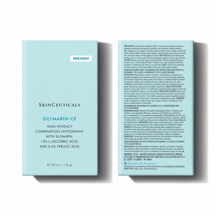 Skinceuticals Silymarin CF Prevent Anti-imperfections Facial Serum 30 ml (1.01fl oz)