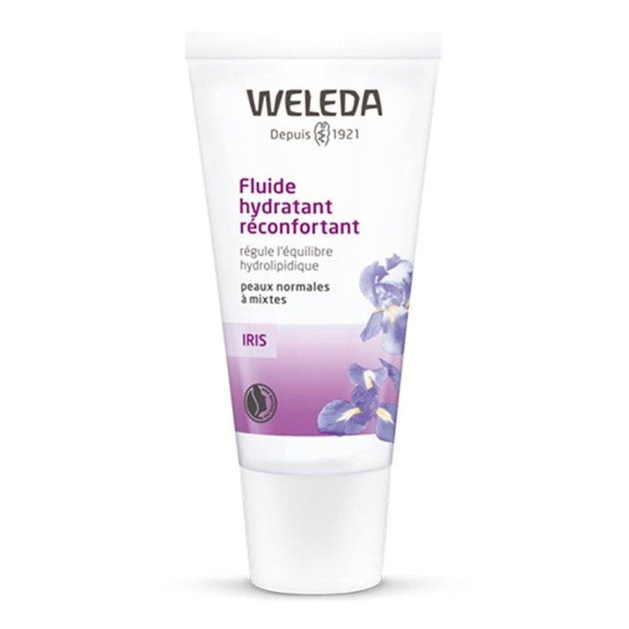 Weleda Iris Fluide Hydratant Peaux Normales à Mixtes 30 ml 