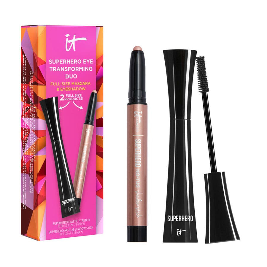 IT Cosmetics Superhero Full Size Mascara + Eyeshadow Stick Giftboxes