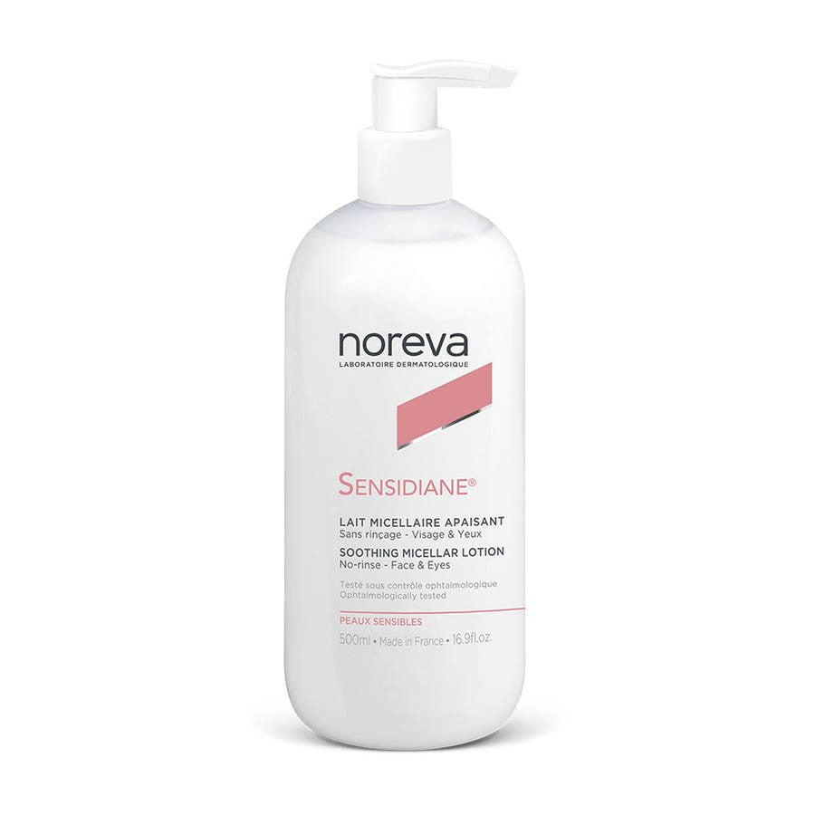 Noreva Sensidiane Lait Micellaire Dermo-Nettoyant Peaux Sensibles 500 ml 