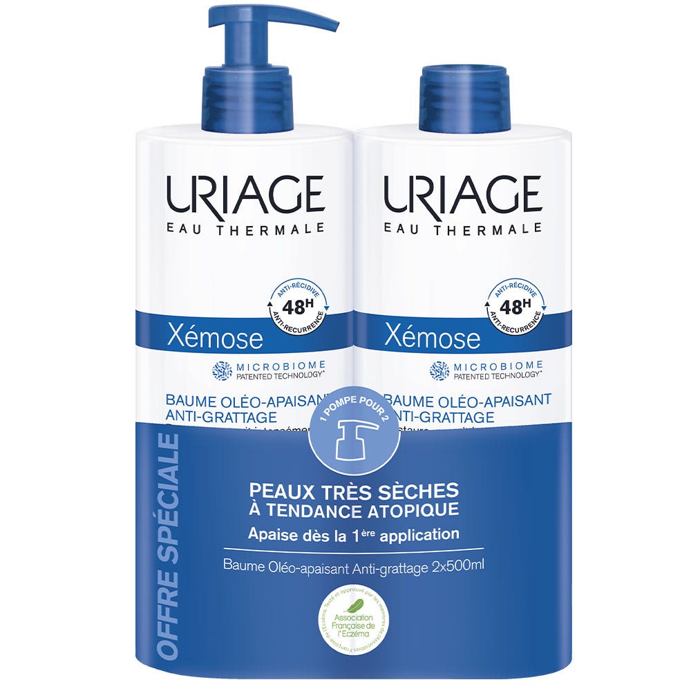 Uriage Xémose بلسم زيتي مهدئ مضاد للحكة