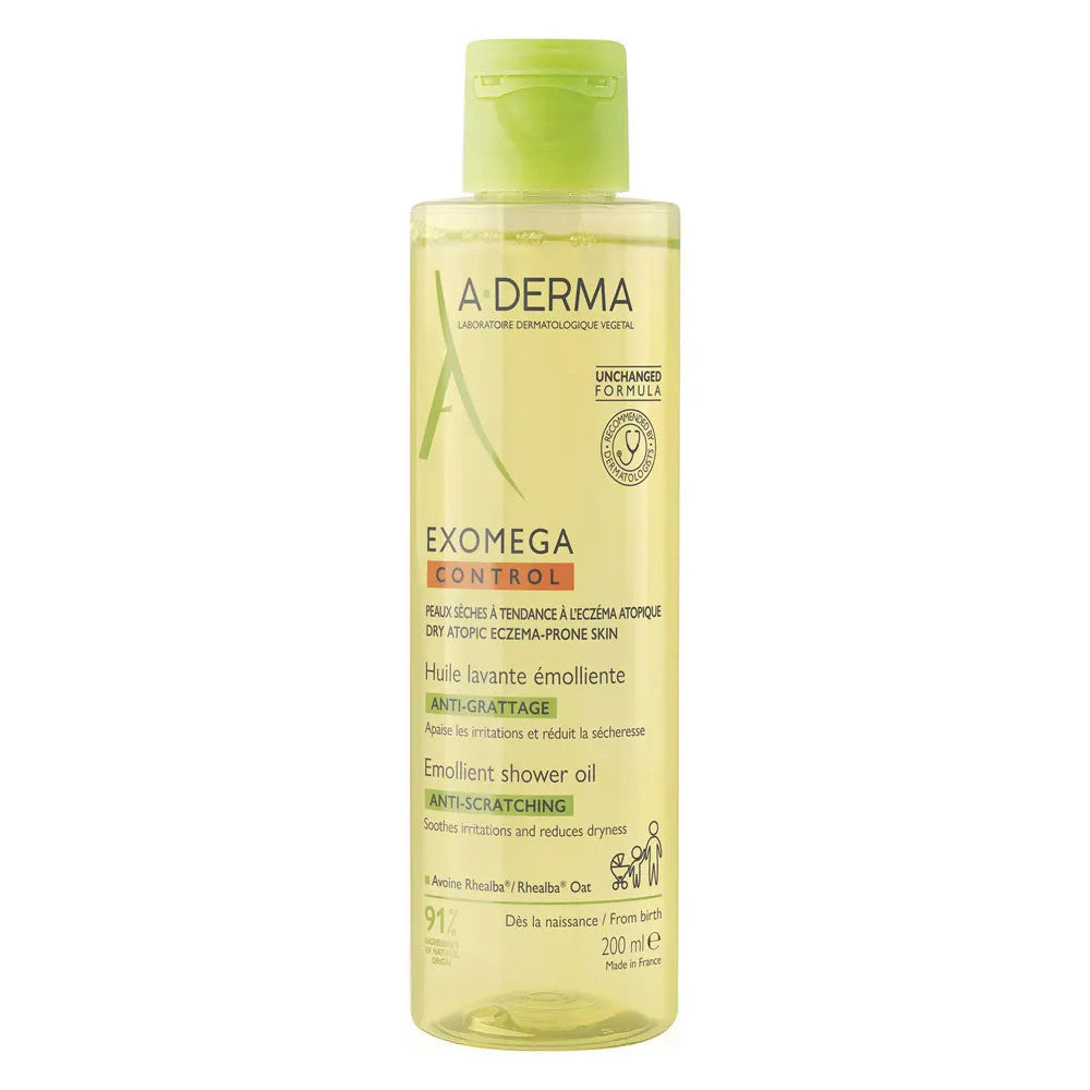 Huile nettoyante émolliente A-Derma Exomega Control 