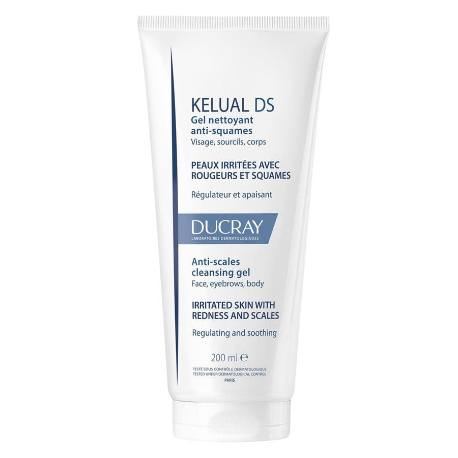 Ducray Kelual DS Gel Moussant Visage et Corps 200 ml 