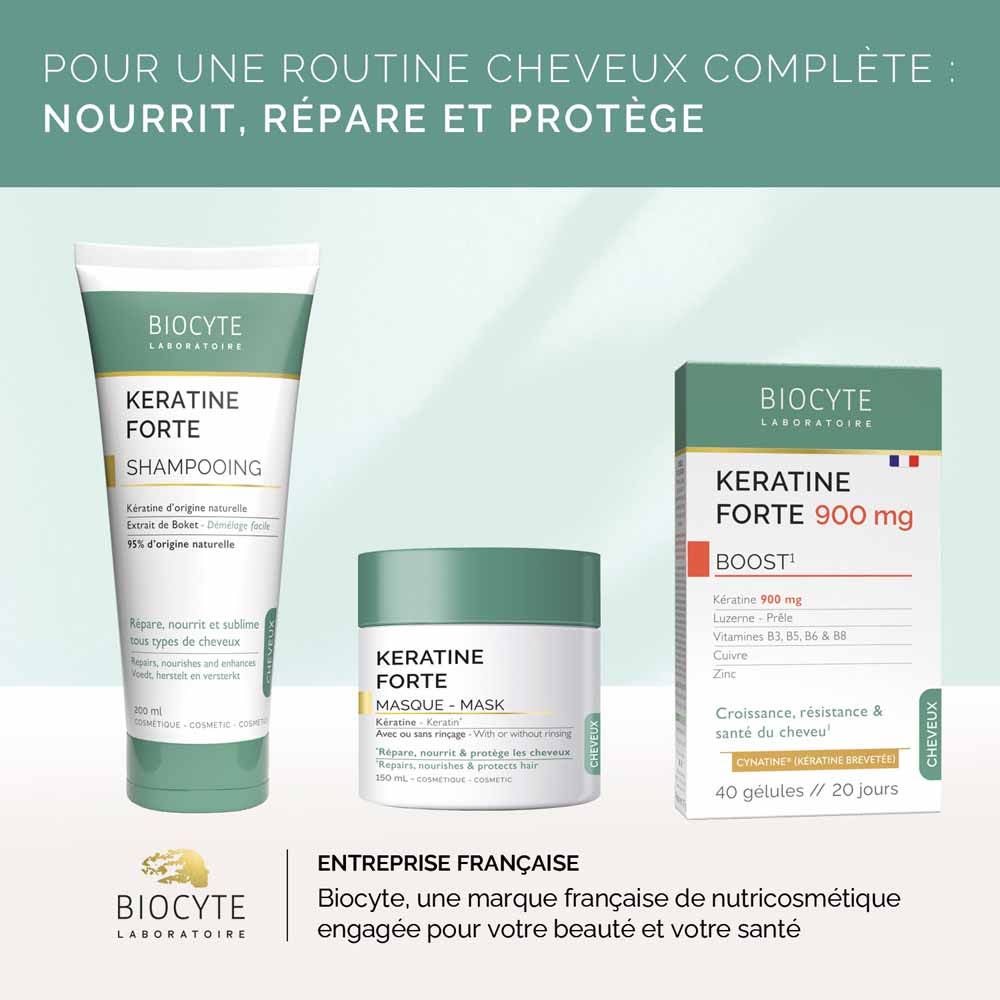 Biocyte Keratin Forte Serum Pack Ampulas 9ml x15 (0.30fl oz x15)