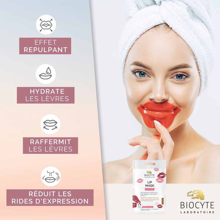 Biocyte Anti-Ageing Lip Mask with Hyaluronic Acid and Liquorice Extract, 4g