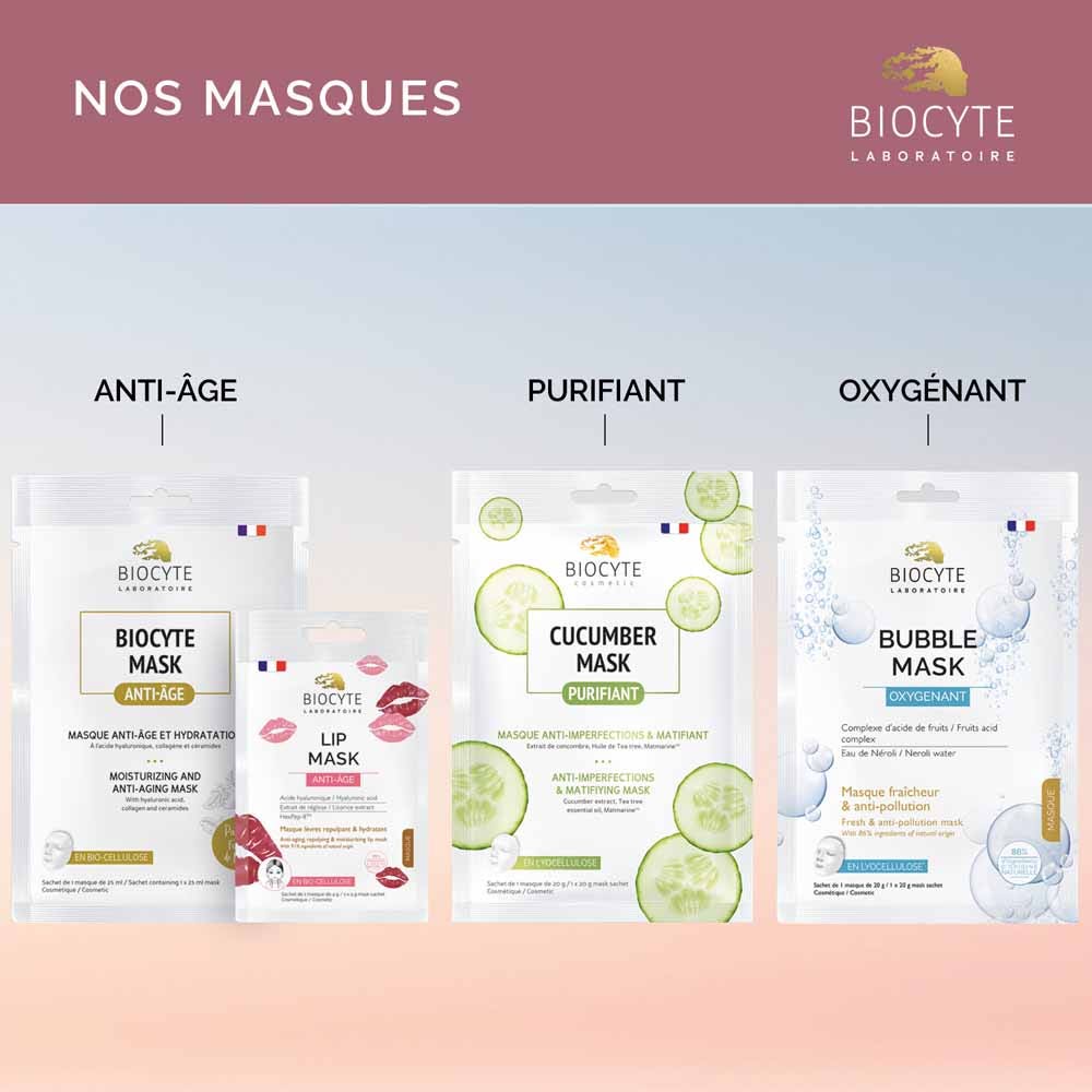 Biocyte Cosmetic Prebiotic Biocellulose Masks x1