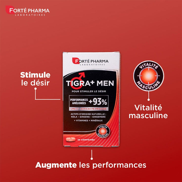 Forté Pharma Tigra+ Men men's vitality 28 tablets