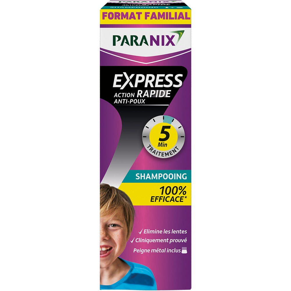 Paranix Lice And Nits Repellent Shampoo Extra Fort 300ml (10.14fl oz)