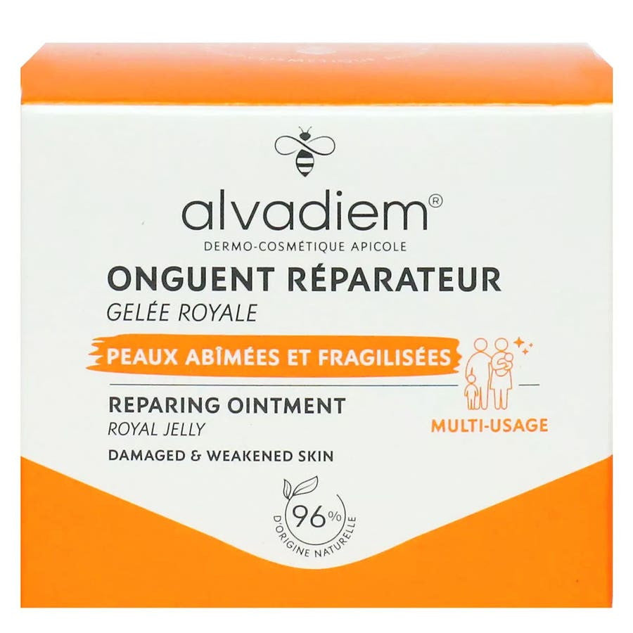 Alvadiem Pommade Réparatrice Baume Nourrissant Pieds Très Secs 50 ml (1,69 fl oz) 