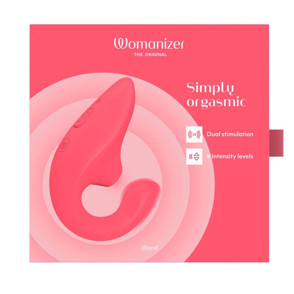 Womanizer Air pulse and G-spot stimulator blend Light Rose