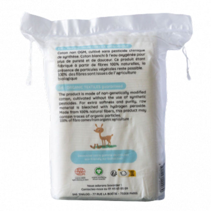 Tiniloo Bioes Organic Cotton Squares x60