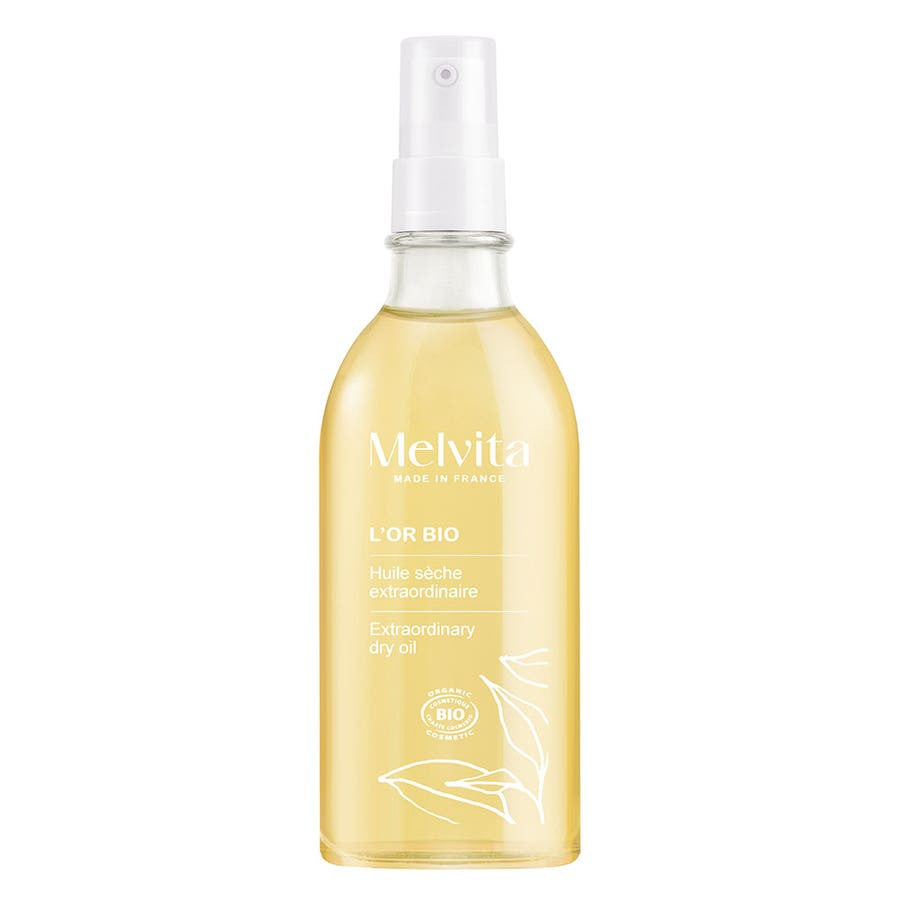 Huile sèche extraordinaire Melvita L'Or Bio 100 ml 